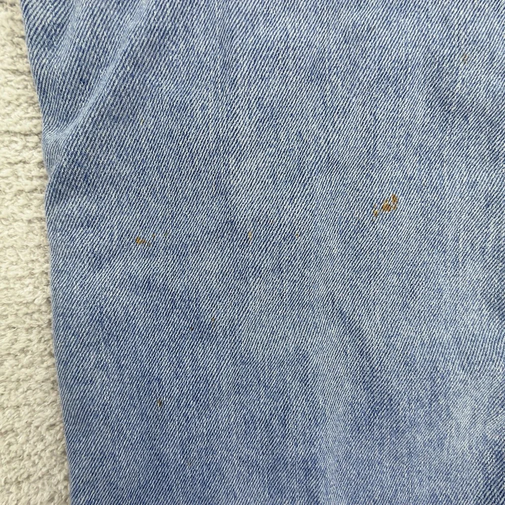 Levi's 517 Boot Cut Jeans USA Made 33x30 Light Wash Vintage Distressed Denim